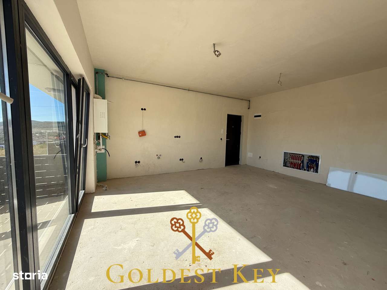 Apartament cu 2 camere si balcon. Se poate achizitiona cu credit