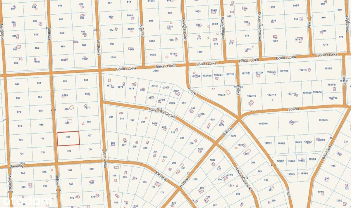 Osiedle Wilga, działka 2552m2, ul. Jodłowa - Pełny obrazek: 4/14