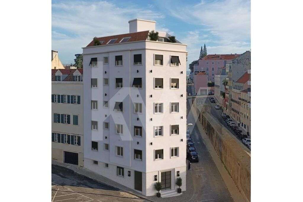 Apartamento T1 com um pátio no elegante empreendimento Vintage Lapa - Grande imagem: 4/8