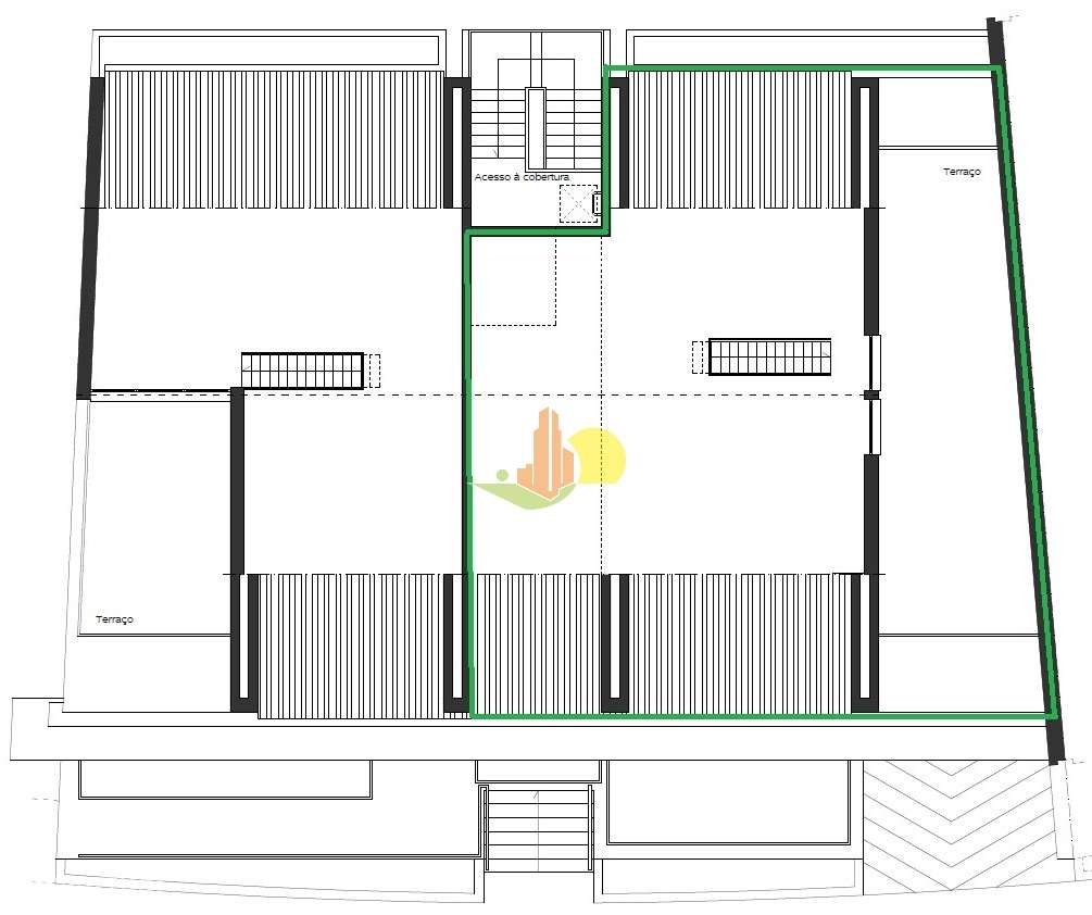 T4+1 Duplex com garagem dupla e terraço privativo-43