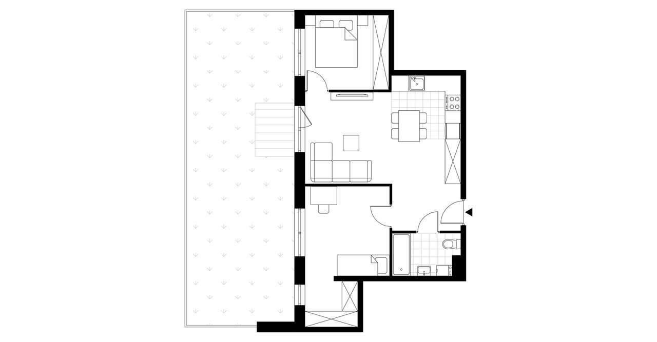 3-pokojowe mieszkanie 53m2 + ogródek Bez Prowizji - Pełny obrazek: 3/8