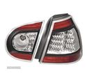 FAROLINS TRASEIROS LED PARA VOLKSWAGEN VW GOLF 5 MK V 03-08 CROMADO VERMELHO - 2