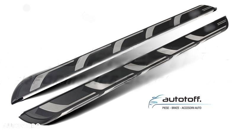 Praguri laterale Audi Q7 4M (2015+) trepte aluminiu NEW - 2