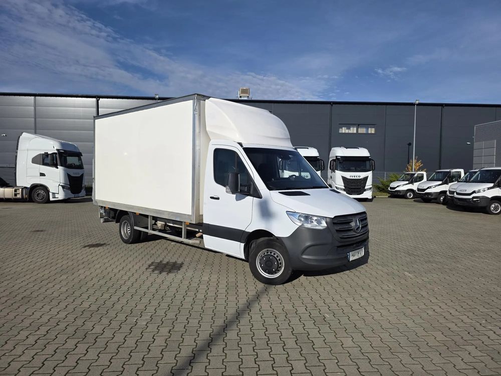 Mercedes-benz Sprinter 514 Bliźniaki Kontener z Winda 8EP Mocne auto na Bliźniakach