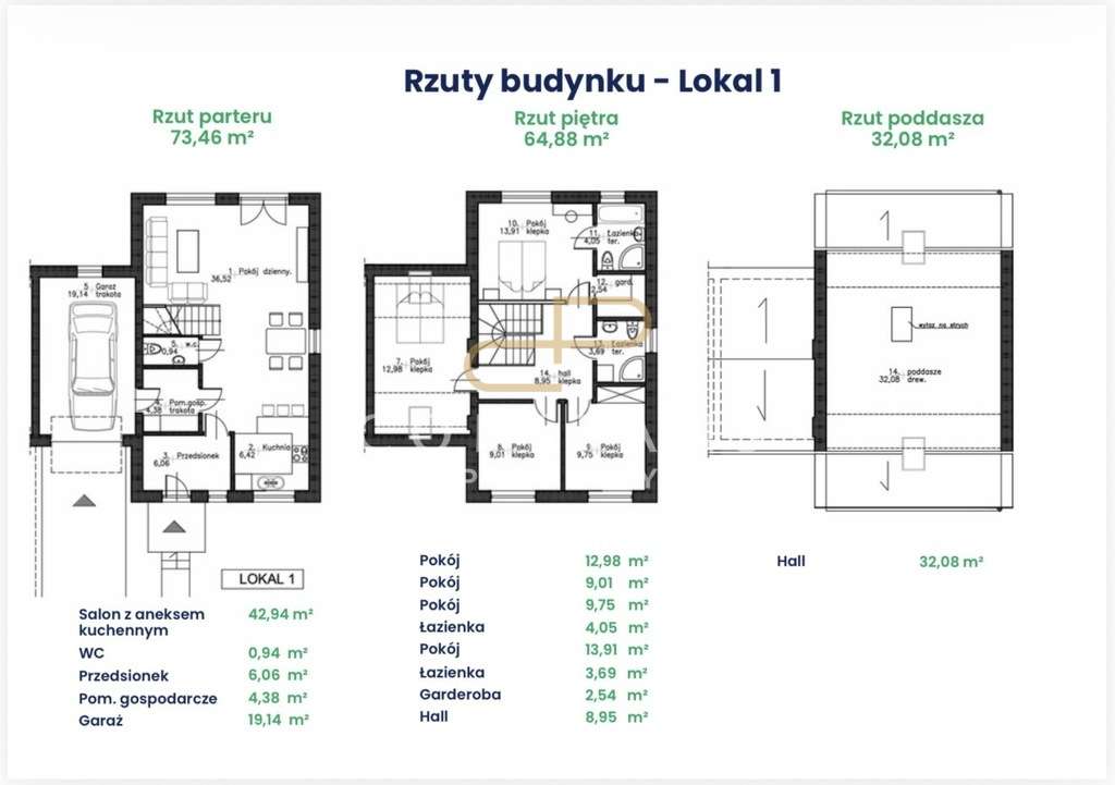 Dom dla rodziny 170 m² | 452 m² działki | Łoziska - Widok 3