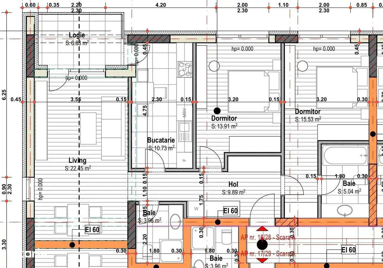 Ap 3 camere / 82 mp Utili / 15min Metrou 1 Decembrie 1918/bloc 3 etaje - Imagine principală: 2/13
