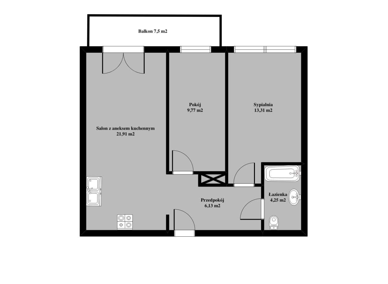 Na Sprzedaż 3-pokojowe mieszkanie! Projektant!-7