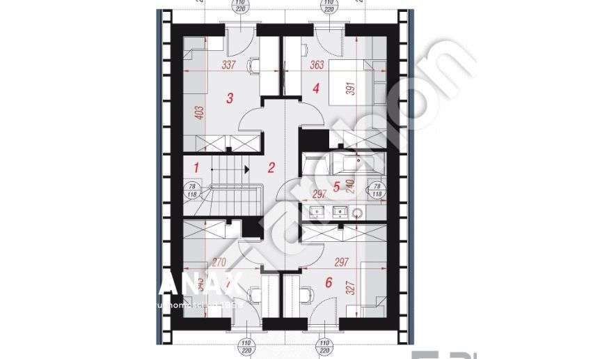 Dom, 95 m², Mogilany - Pełny obrazek: 4/5