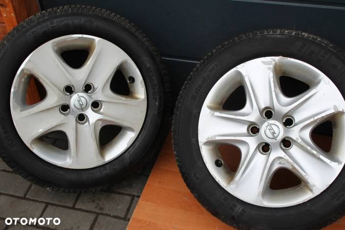 FELGI STALOWE STRUKTURALNE DEKLE OPONY ZIMOWE OPEL ZAFIRA A B ASTRA H MERIVA B VECTRA C SIGNUM R16 205/55 5X110 - 15