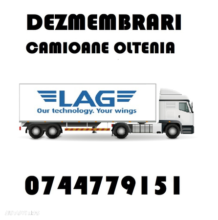 Piese Dezmembrari Semiremorca cisterna / platforma LAG : axe , etrieri , butuci , supape , arcuri , structuri , capace cisterna , distribuitoare - 1