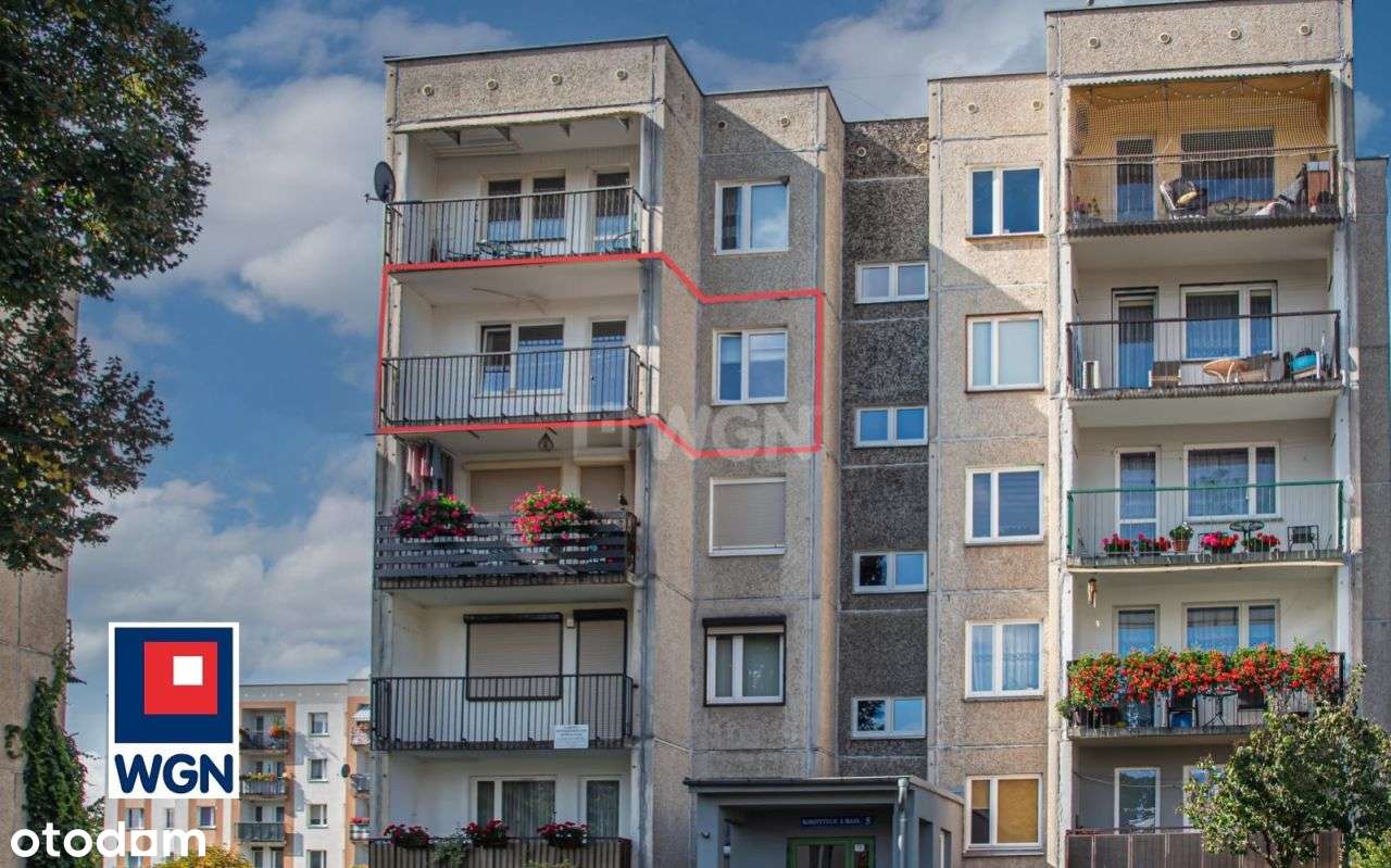 Mieszkanie 3-pokojowe z balkonem, ogrzewanie miejskie.-1