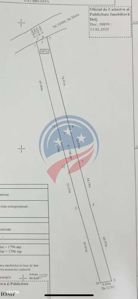 Teren de vanzare in  Breasta - Imagine principală: 1/3