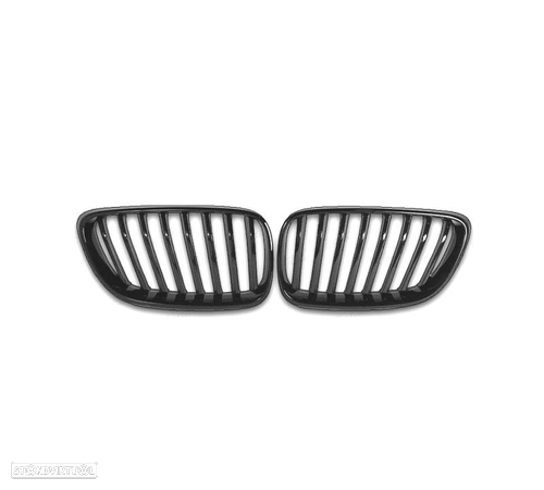 GRELHA FRONTAL PARA BMW SERIE 2 F22 F23 LOOK M-PERFORMANCE COR PRETO BRILHANTE - 2