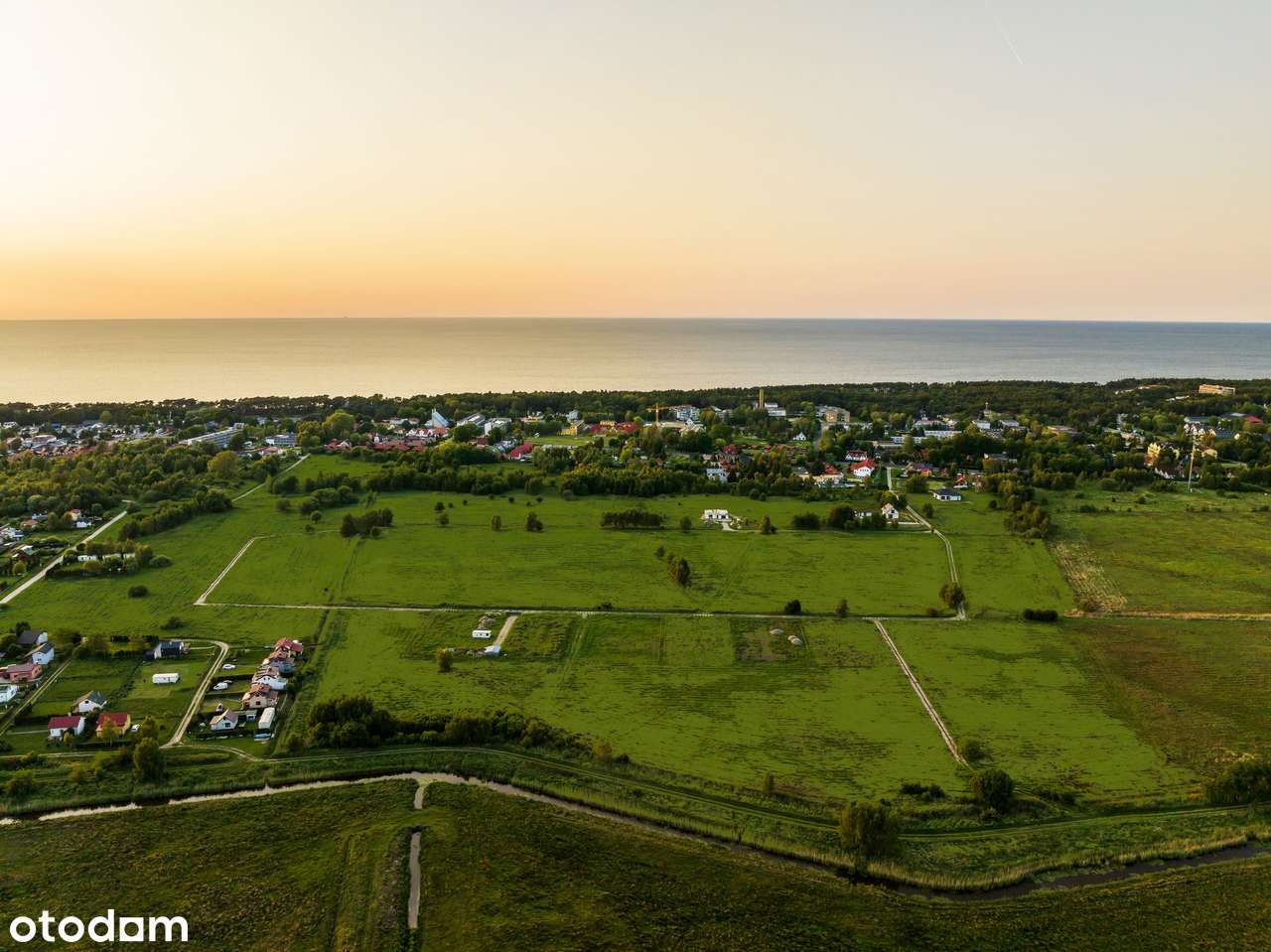 DZIAŁKA BUDOWLANA 700 m OD MORZA W DŹWIRZYNIE , MPZP, FV VAT - Pełny obrazek: 4/10