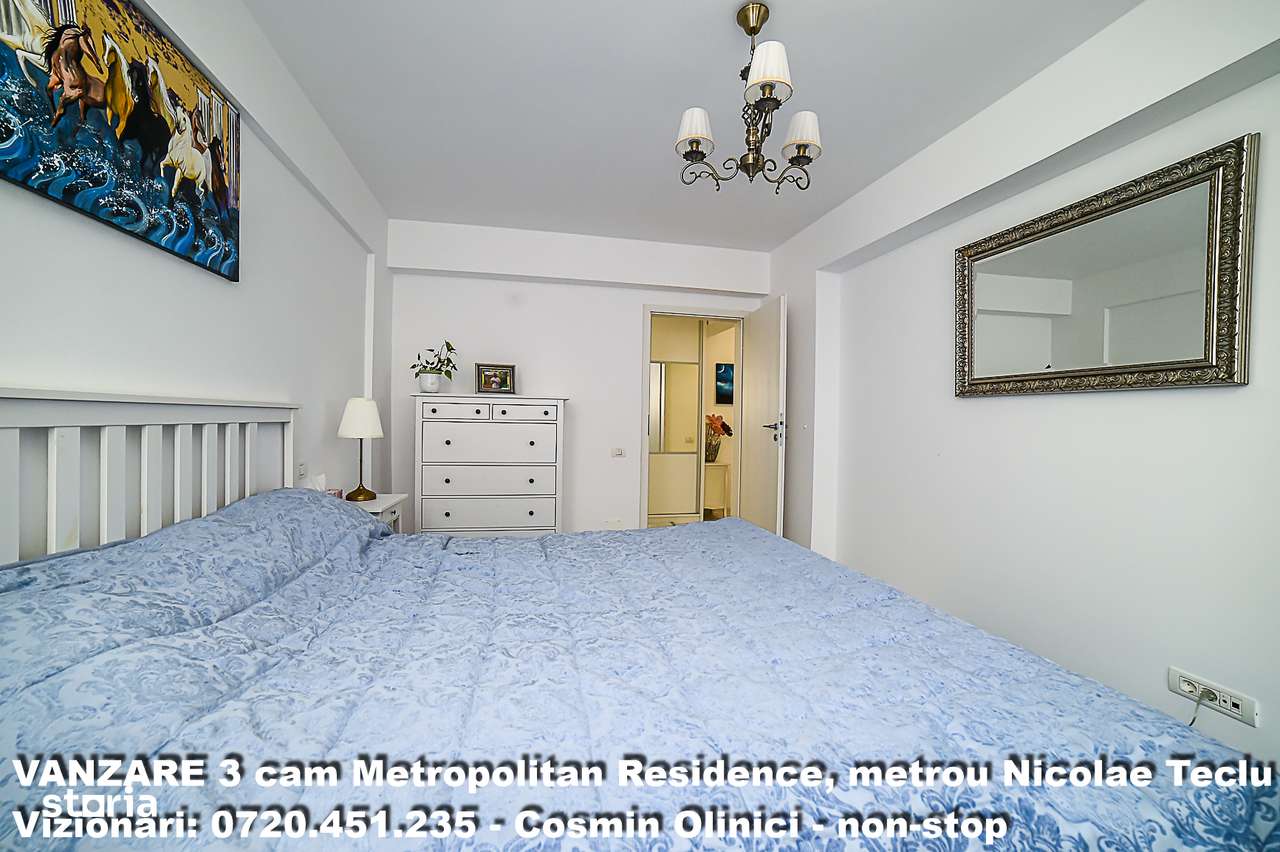 Vanzare 3 camere Metropolitan Residence, 90mp, et. 3, metrou N. Teclu-10