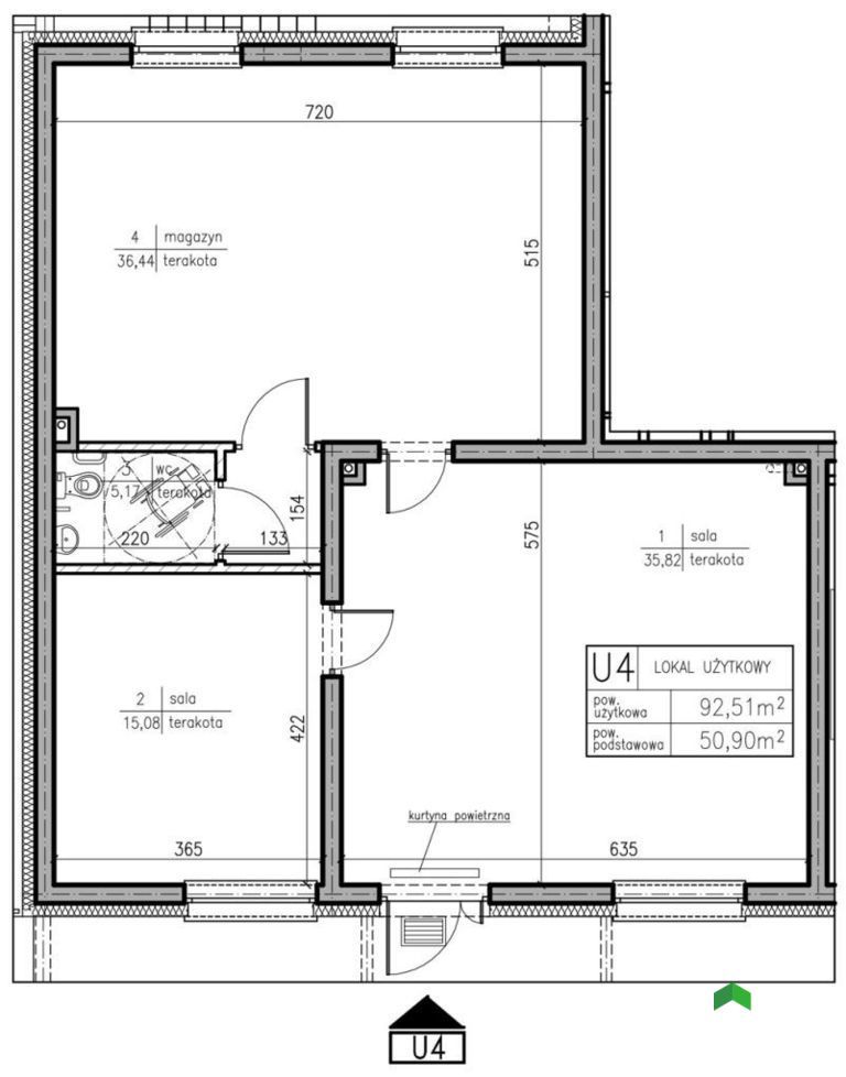 Duży lokal 92.51M2