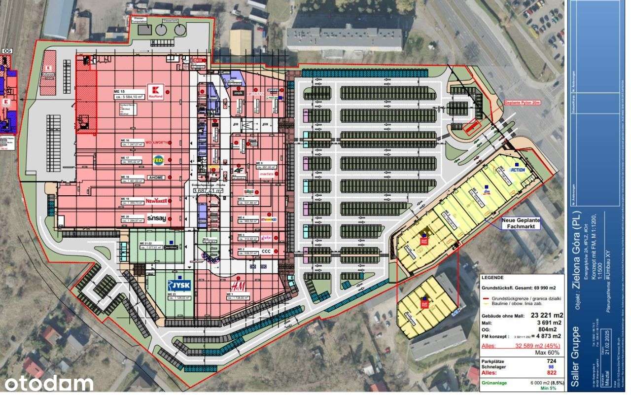 lokal usługowy 162,06 m2 - CH Zielona Góra - Pełny obrazek: 2/3