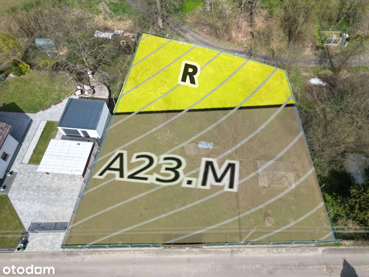 Atrakcyjna działka 1160 m2 z potencjałem | media | 2 dojazdy-3