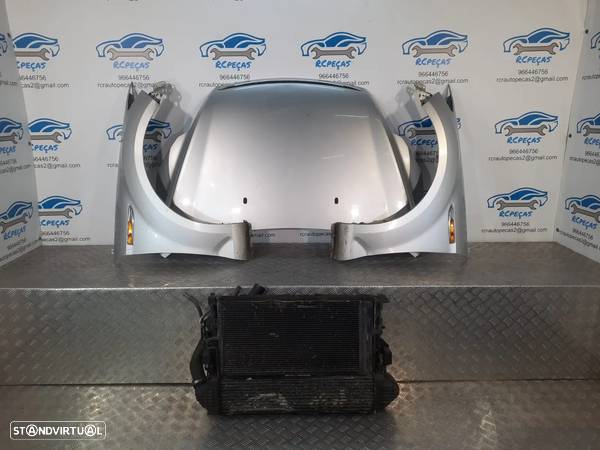 FRENTE COMPLETA FORD MONDEO IV 4 MK4 CAPOT PARACHOQUES GUARDA-LAMAS OTICAS RADIADOR VENTILADOR FRENTE FIBRA REFORÇO - 6