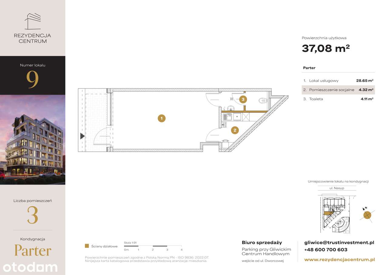Rezydencja Centrum | lokal użytkowy U9 - Pełny obrazek: 2/7