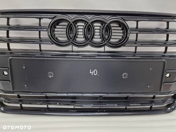 AUDI A4 B9 S-LINE 8W0 COMPETITION  14- ATRAPA / GRILL PRZEDNI PRZÓD CZARNY , NR 8W0853651AB , NR AUKCJI GL40 - 2