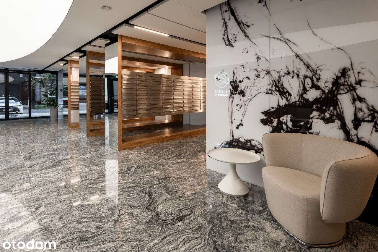 Unikat z tarasem (23m2) wokół całego mieszkania. Garaż. Global.-10