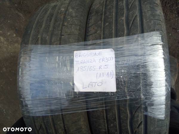 2 opony opona brigstone turanza er300 185/65 r16 lato - 1