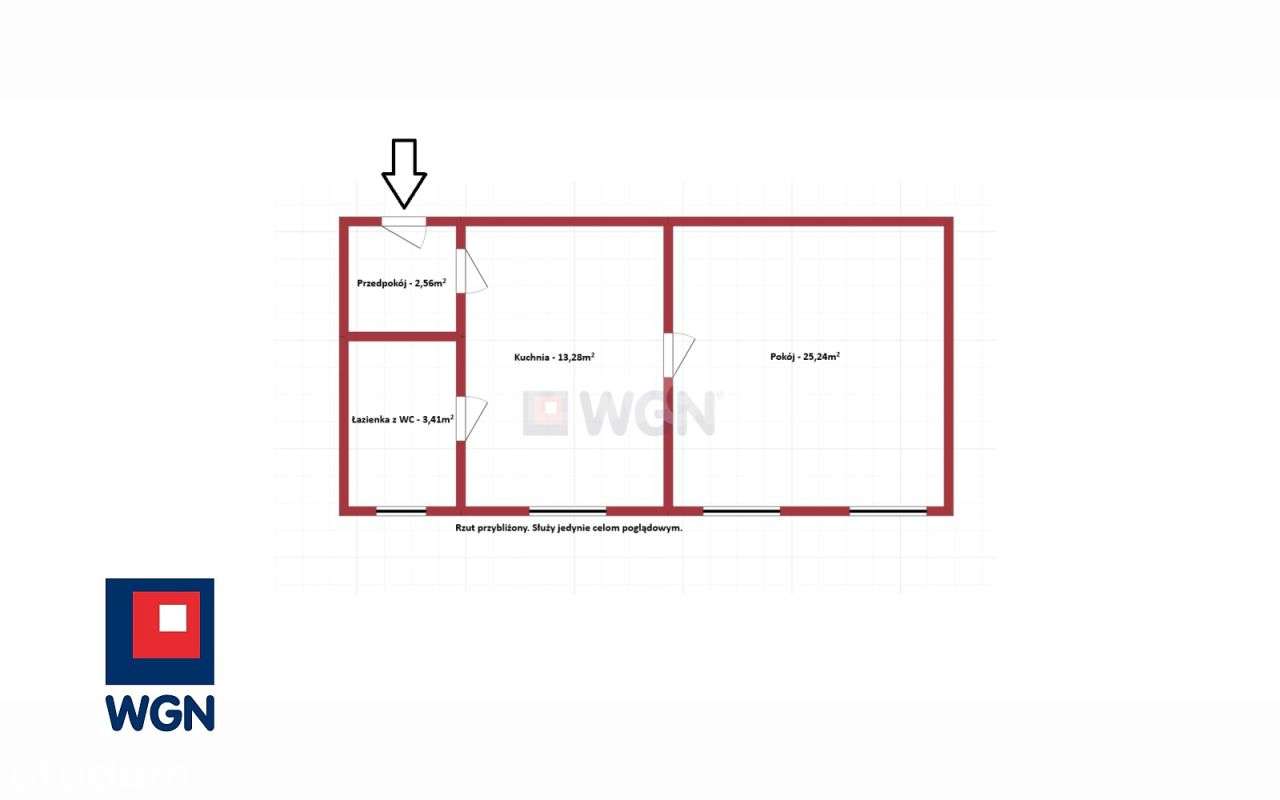 NOWOŚĆ! Przestronna kawalerka w sercu miasta - CO z sieci.-19