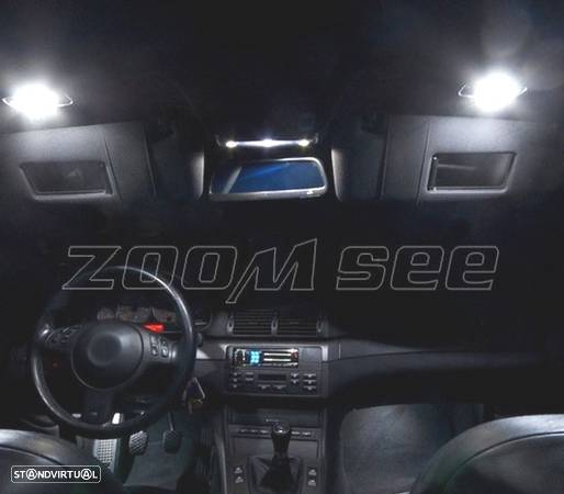 KIT COMPLETO 16 LAMPADAS LED INTERIOR PARA BMW E46 SEDAN COUPE 328I 330I 330XI 325CI 323CI 328CI 330 - 2