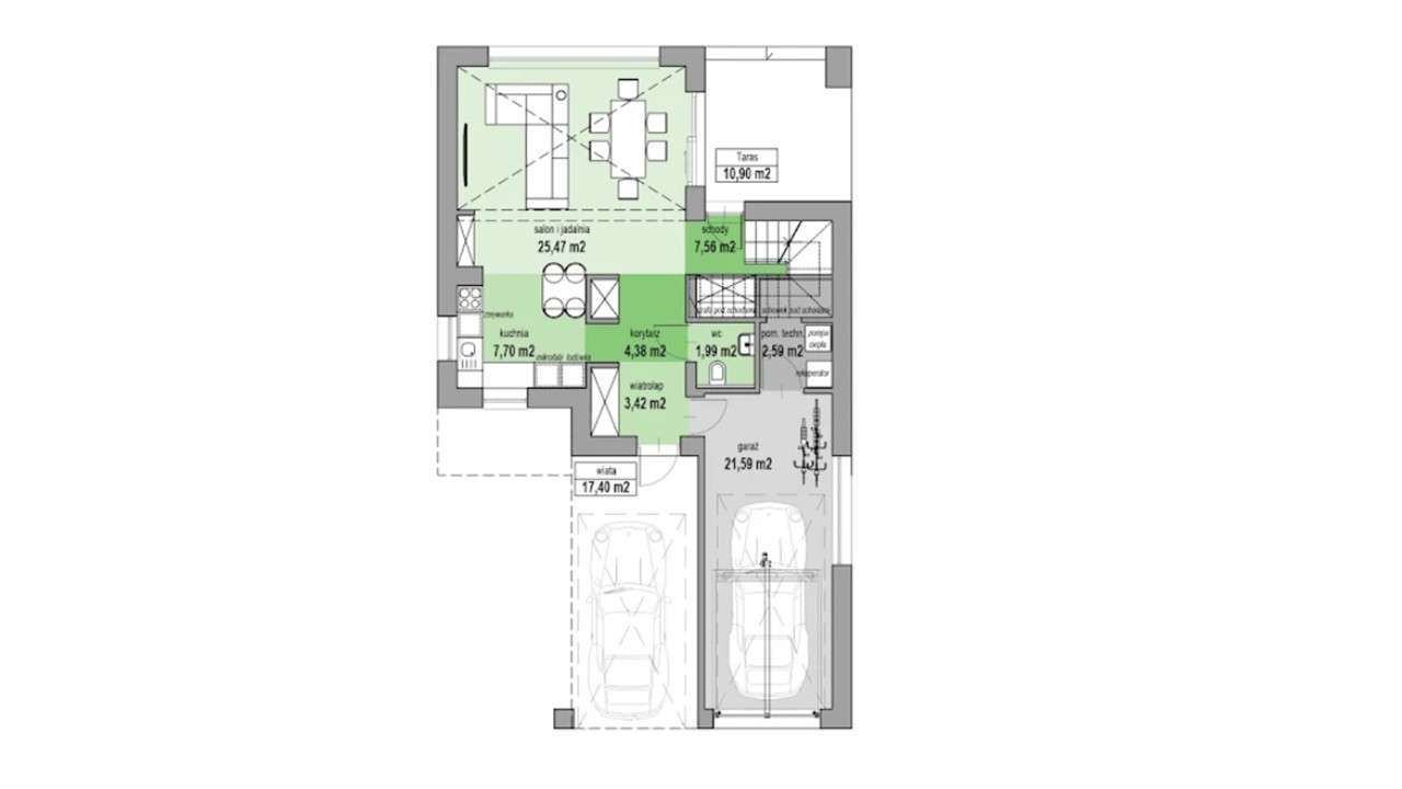 DOM WOLNOSTOJĄCY NA DZIAŁCE 800 M2-2