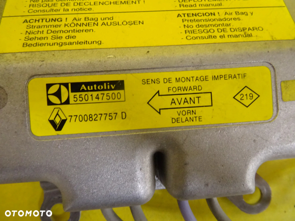 MODUŁ SENSOR AIRBAG Renault Safrane 7700827757D / 550147500 NR841 - 2