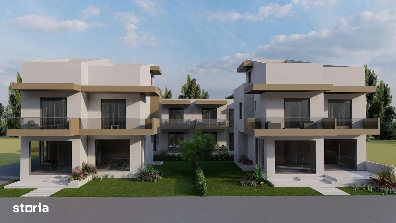 Casă modernă tip duplex în complex rezidențial nou în Grecia-8