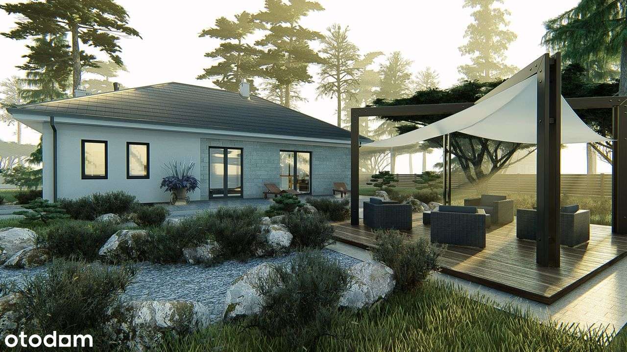 Nowoczesny dom  wolnostojący z 4 pokojami w Osieku-3