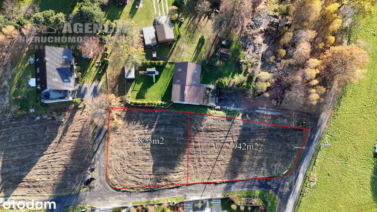 5 działek budowlanych, RUPTAWA, bez pcc-1