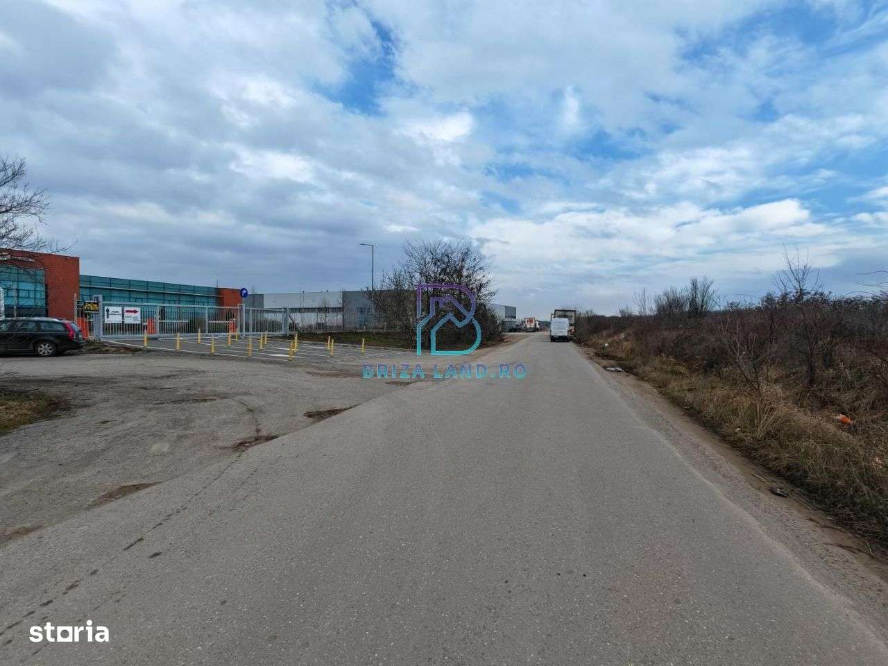 Straulesti, Aeroportului, teren 4000mp, deschidere 27.8m - Imagine principală: 4/7