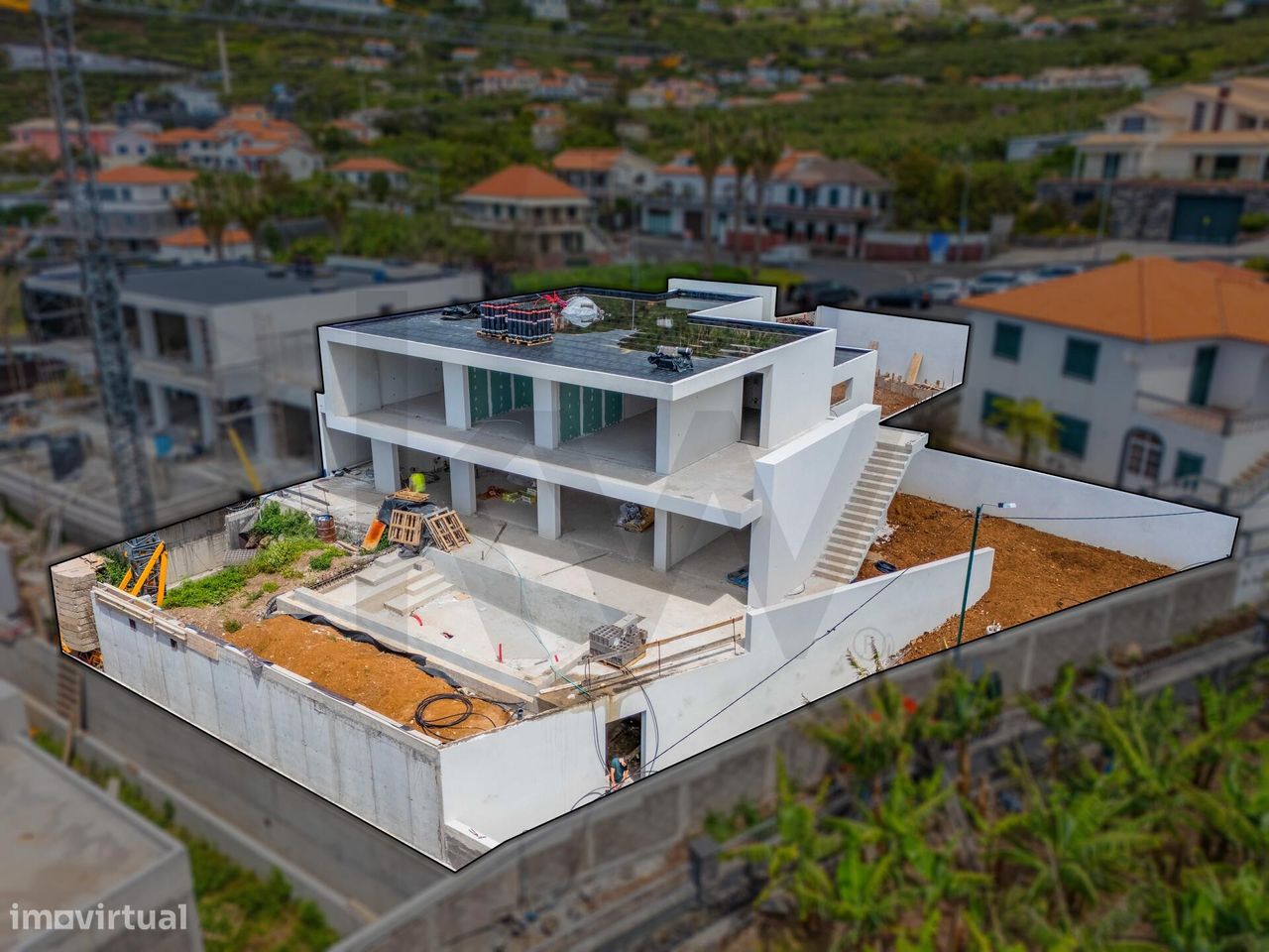Moradia Geminada de Luxo T4 com Piscina e Vista Mar | Arco da Calheta, - Grande imagem: 1/52