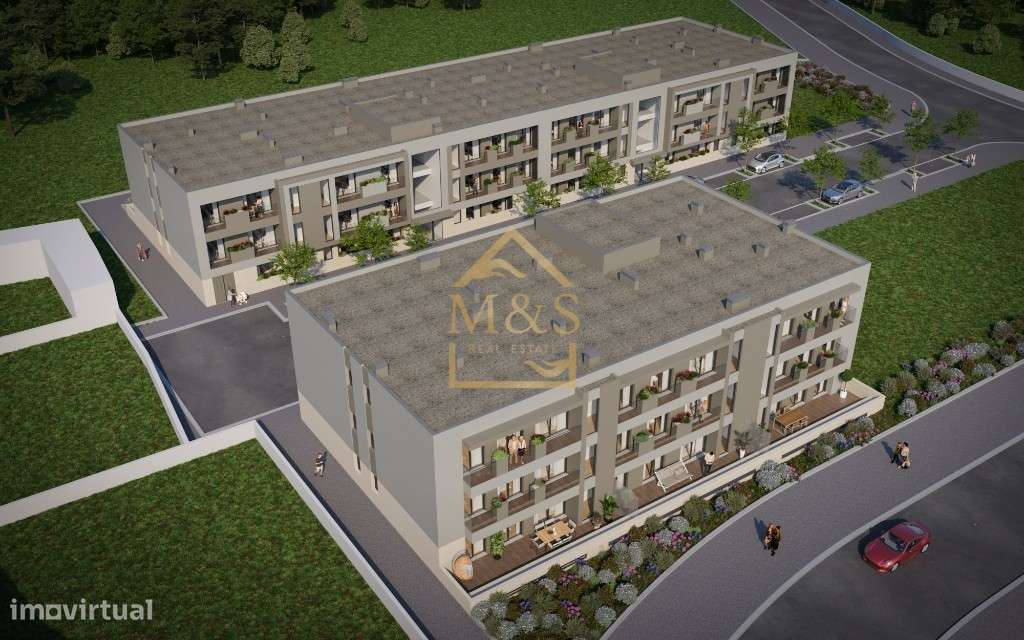 Apartamento T2+1 NOVO - 2 Lug.Garagem, Terraço - Maia-11