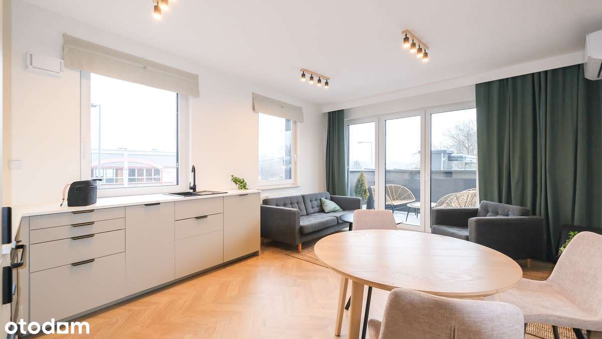 Nowe, ciche 2 pokoje 42m2 z tarasem 9,86 m² i miejscem postojowym - Pełny obrazek: 4/18