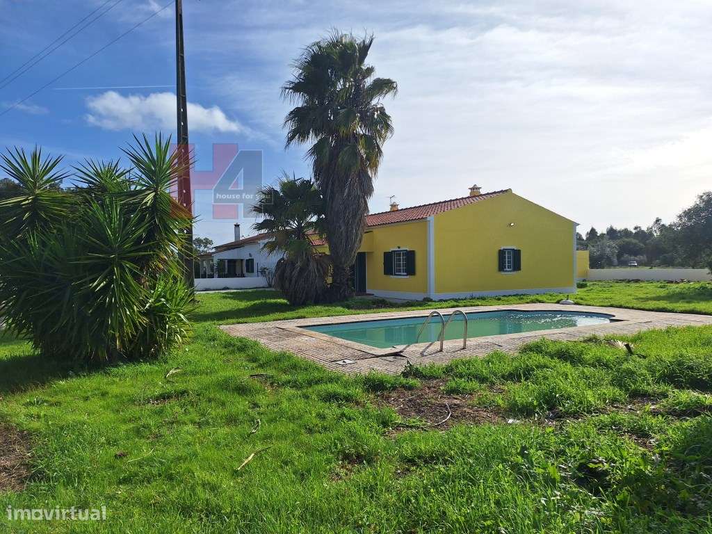Moradia térrea V3 com piscina em Salvaterra de Magos, terreno 1.191m2-32