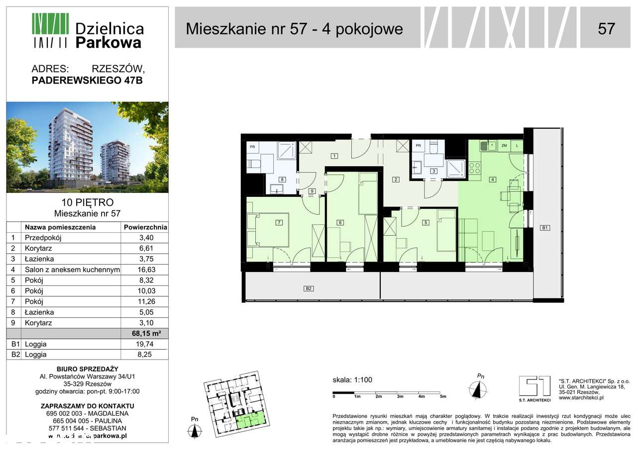 obok parku | 4 pokoje - dla rodziny - SPRAWDŹ - Pełny obrazek: 3/8