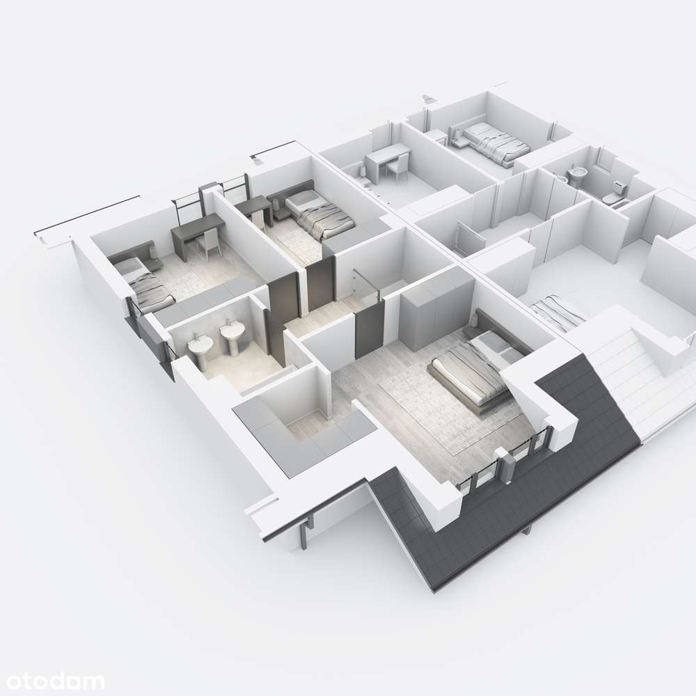 GOTOWY DO ODBIORU!!! DOM JEDNORODZINNY DWULOKALOWY Z GARAŻEM 127,18M2 - Pełny obrazek: 5/9