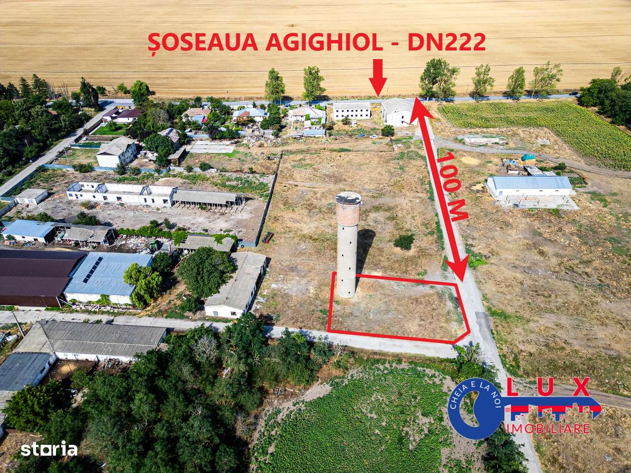 ID 7863 EXCLUSIVITATE - Teren intravilan la 6 minute de Tulcea - Imagine principală: 2/8