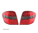 FAROLINS TRASEIROS LED PARA MERCEDES ML W164 05-08 VERMELHO ESCURECIDOS - 1