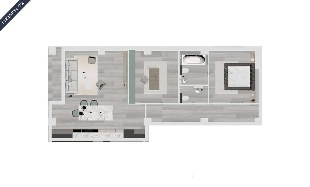 #Ultimul la etajul II: 3 camere decomandate și 2 băi · TVA inclus-15