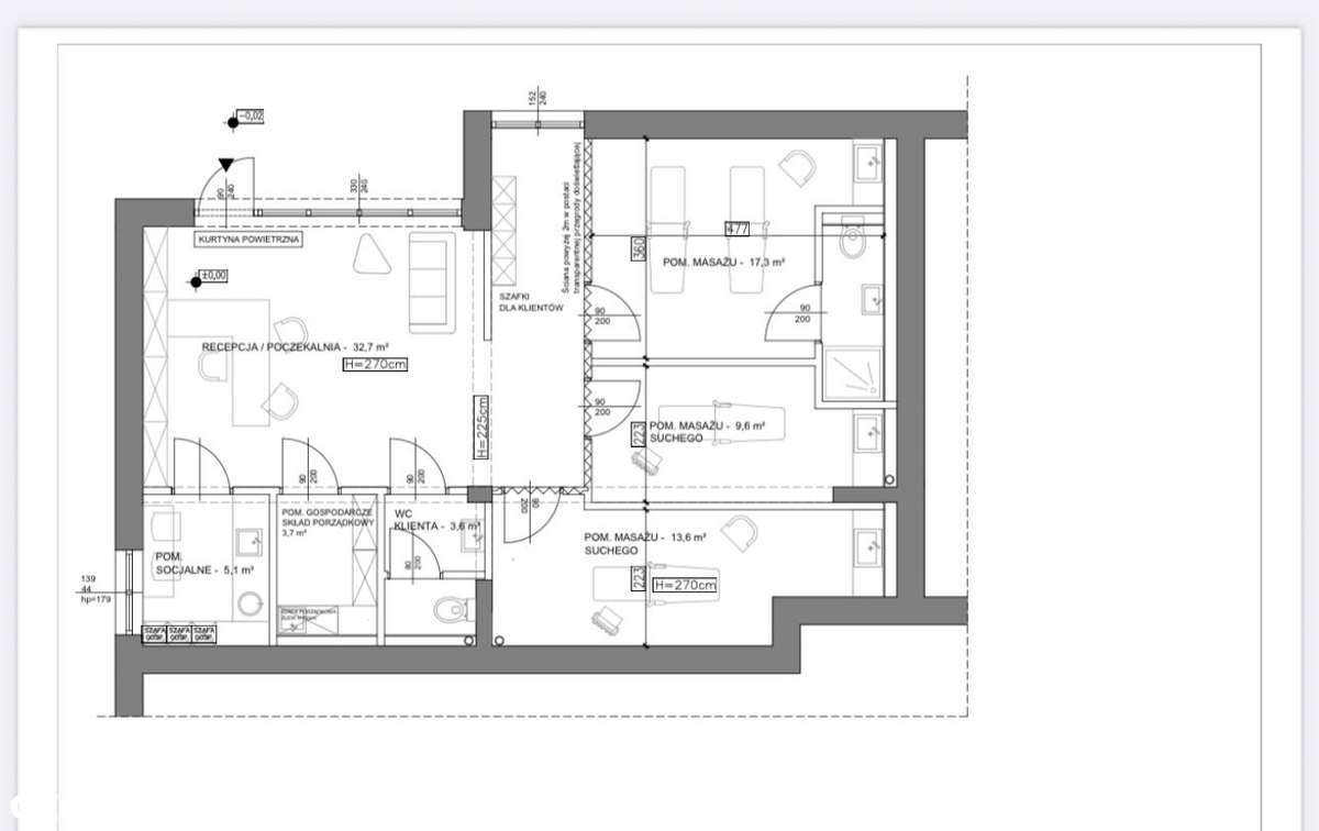 Lokal użytkowy z projektem pod gabinety - Pełny obrazek: 4/5