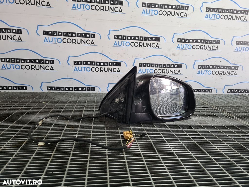 Oglinda dreapta Porsche Cayenne 2002 - 2006 NEGRU (935) Rabatabile - 1