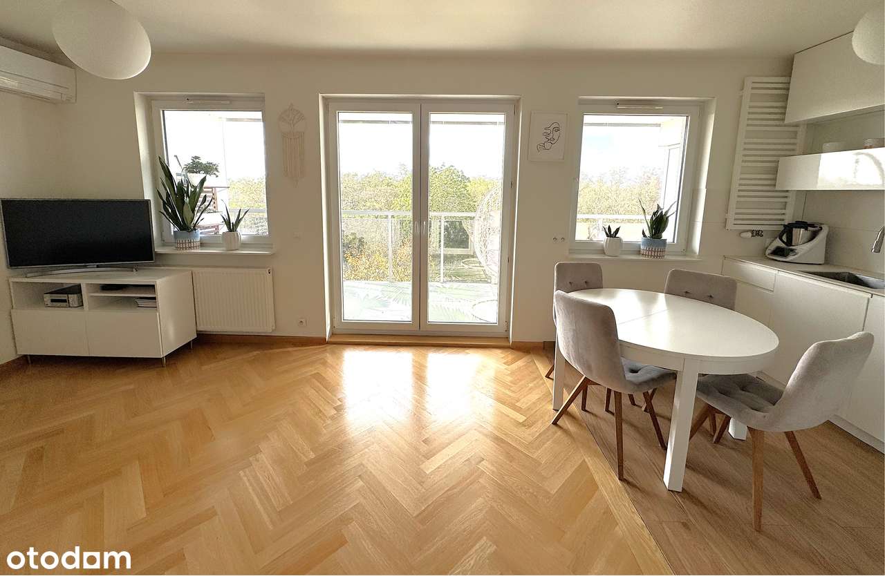 Apartament z loggią i widokiem na Las Marceliński BEZPOŚREDNIO - Pełny obrazek: 2/16