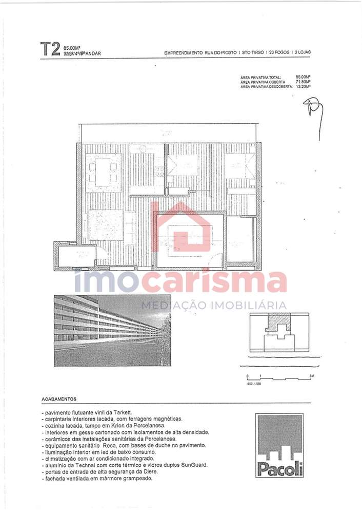 Apartamento T2 Novo em Fase Final de Construção em Santo Tirso - Grande imagem: 5/5