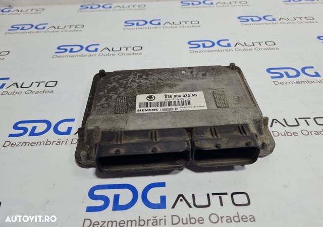 Calculator motor 03e906033ab Skoda Fabia 1.2 Euro 3 - 1