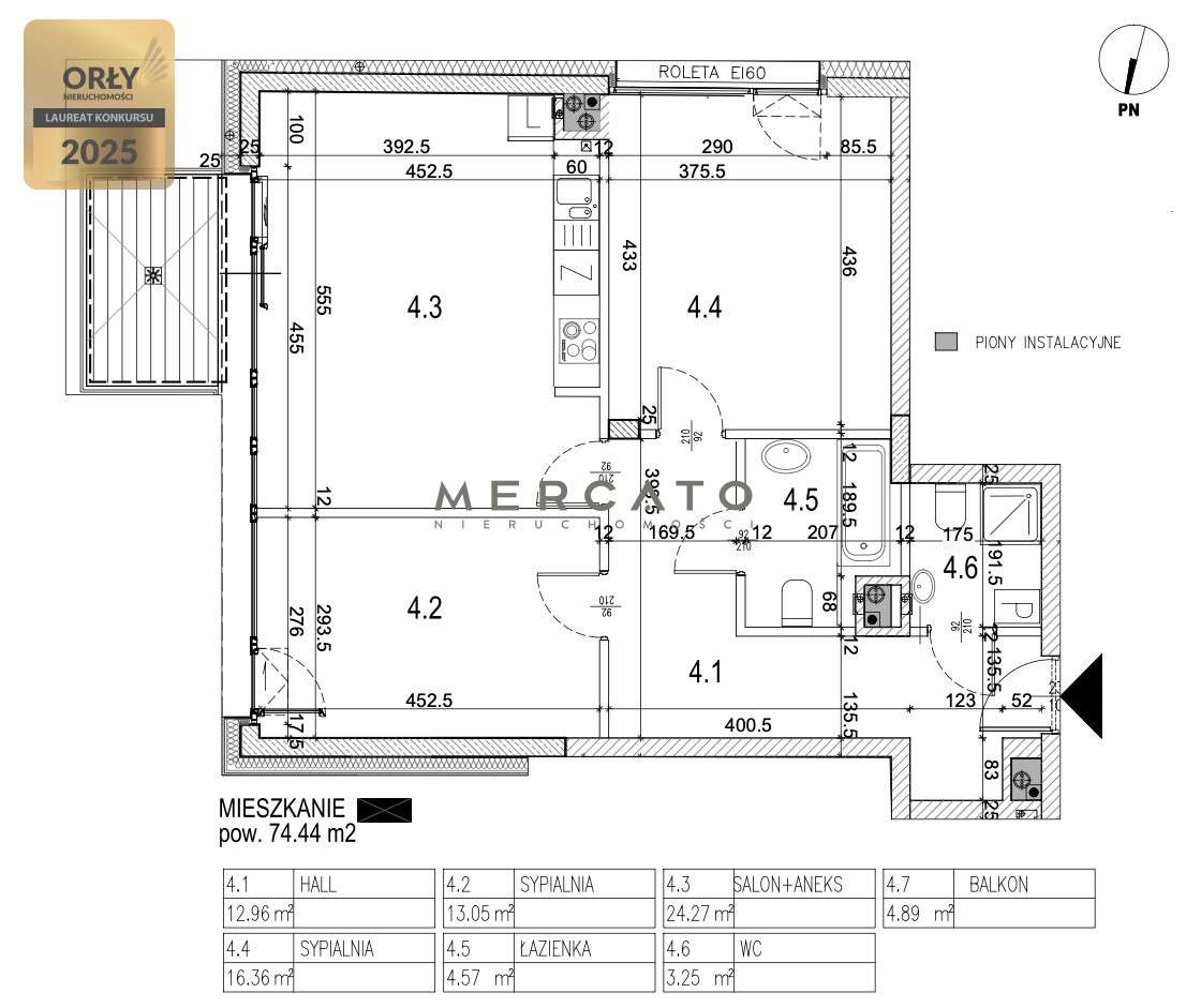 Apartament w butikowej inwestycji, Stary Mokotów-4
